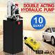 10 Quart Double Acting Hydraulic Pump Dump Trailer Crane Lifting Iron