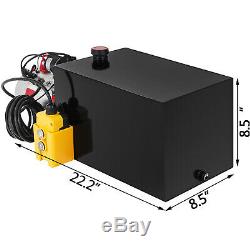 15 Quart Single Acting Hydraulic Pump Dump Trailer 12V Lifting Control Kit