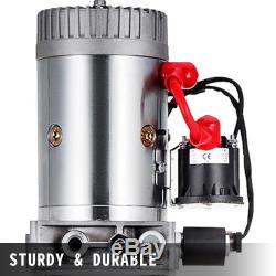 15 Quart Single Acting Hydraulic Pump Dump Trailer Lifting 12V Plastic