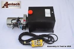 3215S Hydraulic Power Unit, Hydraulic pump, Single acting 12V 15Qt, Dump Trailer