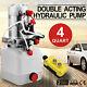 4 Quart Double Acting Hydraulic Pump Dump Trailer Lift Unit Pack 12v
