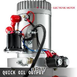 6 Quart Double Acting Hydraulic Pump Dump Trailer Control Kit Remote Plastic