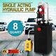8 Quart Single Acting Hydraulic Pump Dump Trailer Car Lift 12v