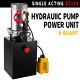8l Single/double Acting Hydraulic Pump Dump Trailers Kit 12v 15 Quart Reservoir