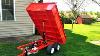 Atv Dump Trailer Dt 4000 With Electric Over Hydraulic Dump