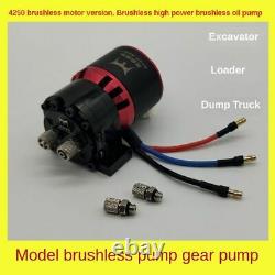 Brushless Gear Pump Metal Hydraulic Dump Truck Model RC Tractor Toys Cars Model