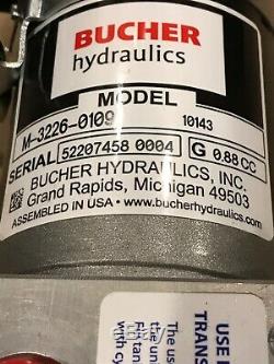 Bucher Hydraulics Pump 24V LIft Gate Dump Box M-3226-0109 Powerpack #10143