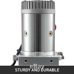 Double Acting Hydraulic Pump For Dump Trailers 12VDC 3 Quart Reservoir