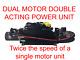 Dual Motor Double Acting Unit For Dump Trailers 2500psi