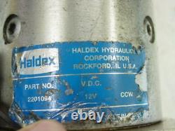 Haldex 4NE28 Hydraulic Power Unit 3000 psi Max 2 qt snow plow lift gate dump