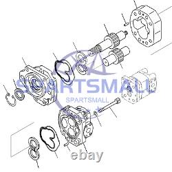 Hydraulic Gear Pump 705-51-10020 For Komatsu Dump Trucks D465-7R HD605-7R