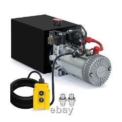 Hydraulic Pump 12V Dump Trailer Pump 8 Quart Hydraulic Power Units Electric H