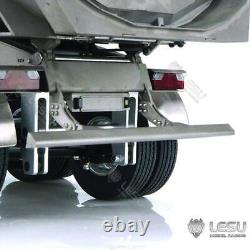 In Stock LESU 1/14 Metal RC Hydraulic Dumper Semi Trailer With Oil Pump ESC Light