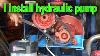 Install The Pump Hydraulics In Garden Tractor