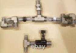 Lowrider Hydraulic Double Dump Kit Non Chrome Fitting Pack For 2 Pumps