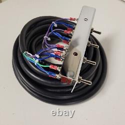 Lowrider Hydraulics Switch Pre-wired 3 Pump+3 Dump F B Bc Bc Chrome Plate 17ft