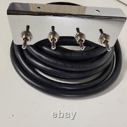 Lowrider Hydraulics Switch Pre-wired 3 Pump+3dump F B Bc Bc Chrome Plate 17f