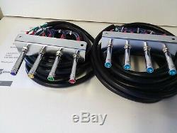 Lowrider hydraulics (PRE-WIRED) 2-PUMP+4 DUMPS F-B-BL-BR17 FT CORD. ANY COLOR