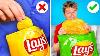 Most Shocking Diy Food Hacks To Prank Your Friends 1000 Satisfying Mini Vs Giant Art Challenges