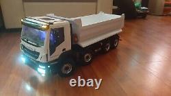 RC 8x4 Hydraulic Dump Truck Iveco, Ready to run (RTR) Scale 1/14