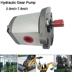 Single Acting Hydraulic Gear Pump 21MPa 0.8-8ml/r for Dump Trailers Excavators