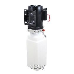10l Simple Effet Pompe Hydraulique Remorque À Déchargement Réservoir Unité Plastique Paquet Hoist