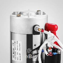 4 Pintes Simple Effet Pompe Hydraulique De Réparation Remorque À Déchargement Déchargement Fer