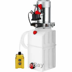 6 Pintes Simple Effet Pompe Hydraulique Remorque À Déchargement Contrôle Kit Déchargement Plastique