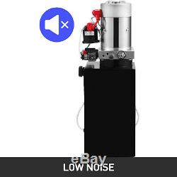 6 Pintes Simple Effet Pompe Hydraulique Remorque À Déchargement Déchargement À Distance En Métal