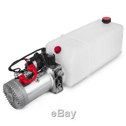 8l Simple Effet Pompe Hydraulique Remorque À Déchargement 24v Contrôle Kit Power Unit