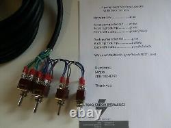 Lowrider Hydraulique Switch-pre-wired 2 Pump +4dumps F-b-bl-br 17 Ft Cordon D’interrupteur