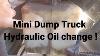 Mini Truck Garage Tv Dumptruck Hydraulic Pump Oil Service Étape Par Étape Piaggio Porter Maxxi