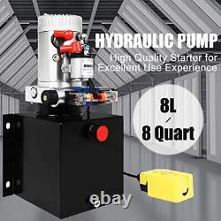 Pompe Hydraulique 12 Volts Et Réservoir Dump Hydraulic Power Unit À Double Action
